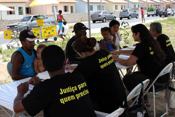 O Justiça para Quem Precisa percorre todo o município (Foto: Antônio Leudo)