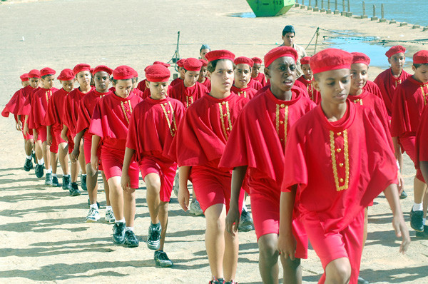 Na semana passada houve formatura da 19ª turma de bombeiros mirins (Foto: Gerson Gomes)