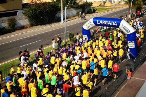 O domingo foi bem movimentado com a realização da 5ª etapa do Campos Run (Foto: Léo Gomes-FME)