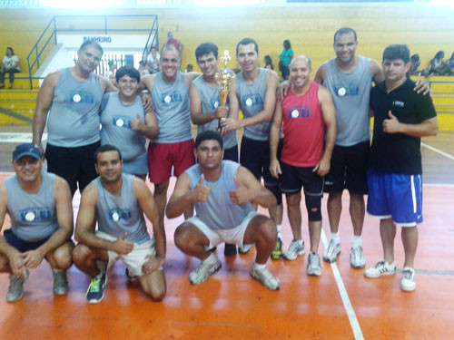 A Igreja Batista do Parque Eldorado foi a vencedora do Campeonato de Vôlei (Foto: Secom)