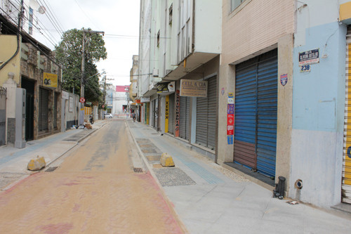 A primeira parte do projeto já foi concluída e agora a revitalização do Centro Histórico se encontra em sua segunda fase (Foto: Divulgação)