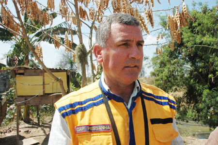 Major Pessanha disse que a Defesa Civil Muniicpal continua em estado de atenção (Foto: )
