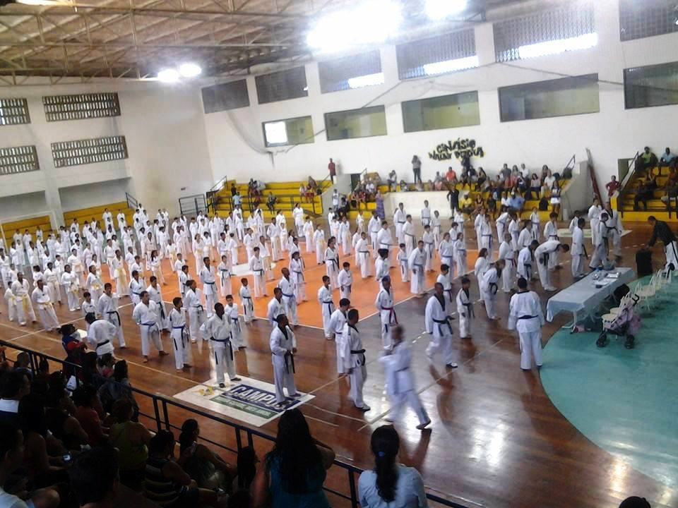 No domingo, foram disputadas competições paralelas de judô e taekwondo (Foto: Divulgação)