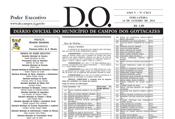A relação dos 420 convocados está publicada no Diário Oficial desta terça-feira (Foto: Secom)