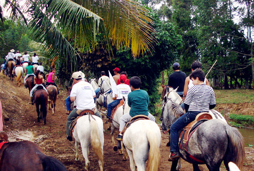 A XIV Cavalgada entre Serras e Rios, acontece no próximo domingo (25), a partir das 8h, na Pousada Bicho Souto, em Rio Preto (Foto: Divulgação)