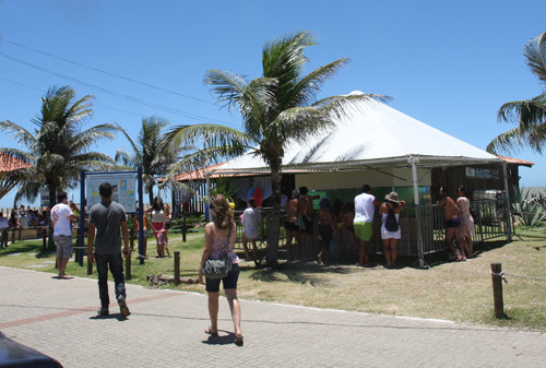 Pessoas vários estados e de outros países já visitaram o Espaço do Turismo no Farol (Foto: Antônio Leudo)