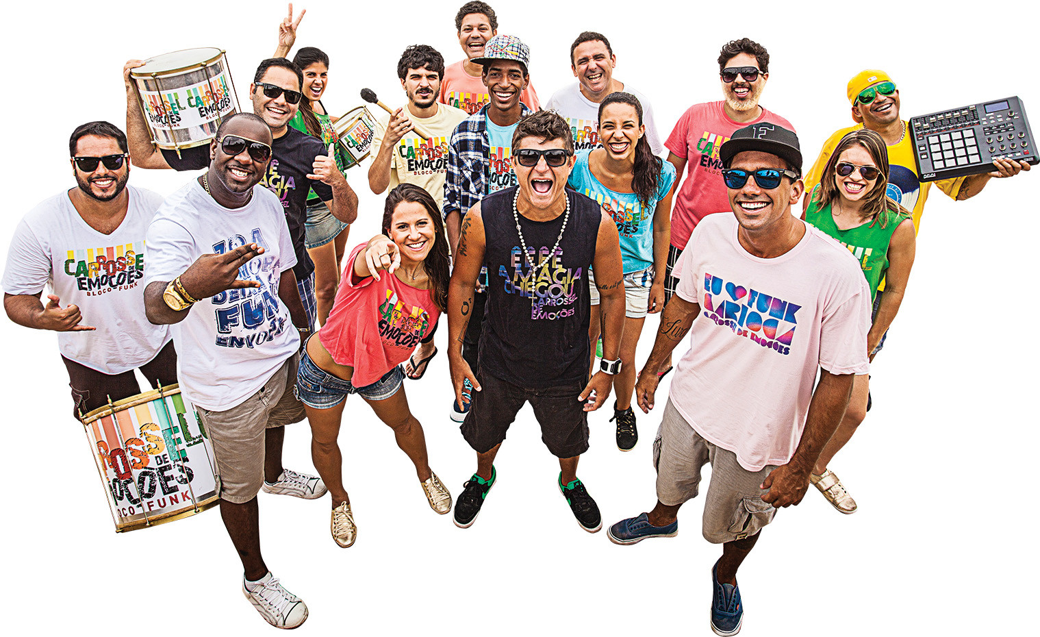 A programação de Carnaval da praia do Farol de São Tomé começa nesta sexta-feira (28), às 23h, com o show do grupo Carrossel de Emoções, primeiro bloco de funk do Brasil, que resgata o ritmo dos anos 90 (Foto: Divulgação)