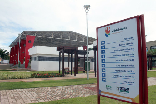 A Vila Olímpica do Parque Guarus vem beneficiando milhares de pessoas com diferentes modalidades esportivas e o salão de festas (Foto: Secom)