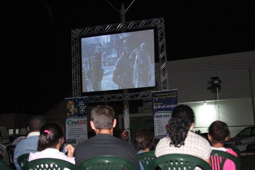 O Cineluz tem percorrido todo o município (Foto: Antônio Leudo)