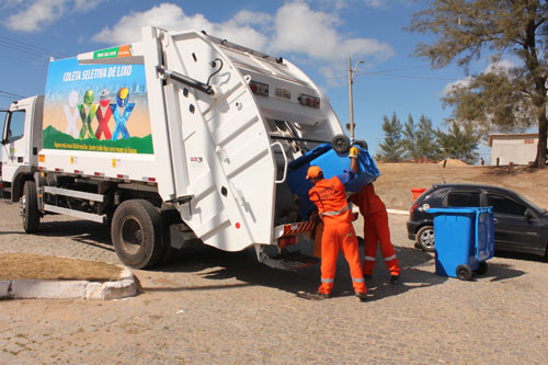 Mais de 130 toneladas de materiais reciclados são recolhidos por mês pela secretaria de Limpeza Pública, Praças e Jardins (Foto: Secom)
