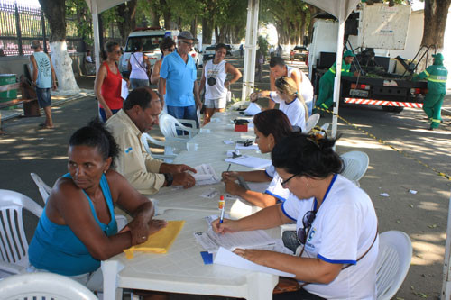 O Mutirão vai acontecer das 8h âs 17h, no sábado e no domingo, no Caju (Foto: Secom)