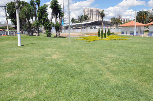 O Parque Alberto Sampaio, local onde está funcionando provisoriamente, o Shopping Popular Michel Haddad, também possui link de internet gratuito, através do projeto das Praças Digitais (Foto: Secom)