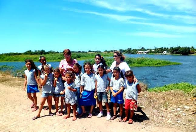 Alunos da Apic fazem um tour até o Canal Quintingute-São Bento (Foto: Divulgação)