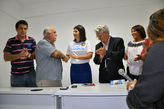 O anúncio foi feito pela prefeita Rosinha Garotinho durante as comemorações do aniversário de Campos (Foto: Gerson Gomes)