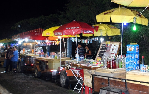 Barracas - Serão disponibilizadas 30 barracas de 3m x 3m, destinadas à venda de bebidas e alimentos (Foto: Secom)