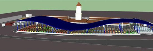 A obra vai valorizar a área do Mercado Municipal (Foto: Divulgação)