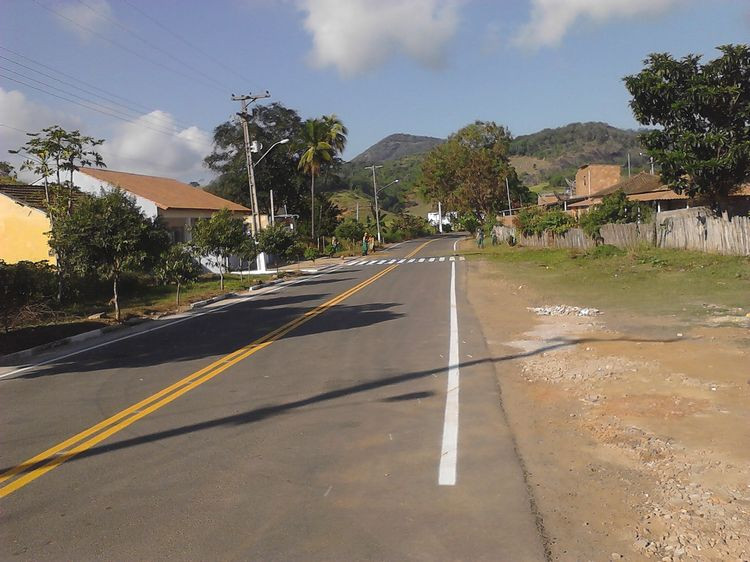 A localidade de Palmares está recebendo os serviços (Foto: Secom)