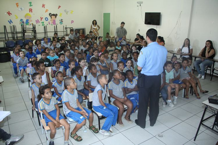 O Grupamento Ronda Escolar, da Guarda Civil Municipal de Campos, retomará seu ciclo de palestras nas unidades escolares nesta terça-feira (24) (Foto: Secom)