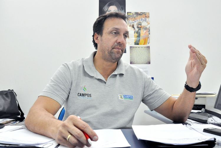 Presidente da fundação de Esporte de Campos(RJ) (Foto: Secom)