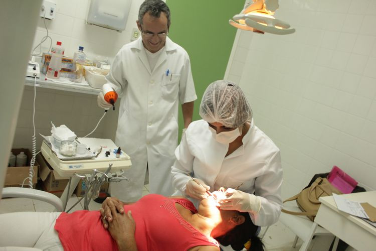 A Unidade Básica de Saúde (UBS) de Mata da Cruz conta com atendimento odontológico (Foto: Juarez Fernandes)