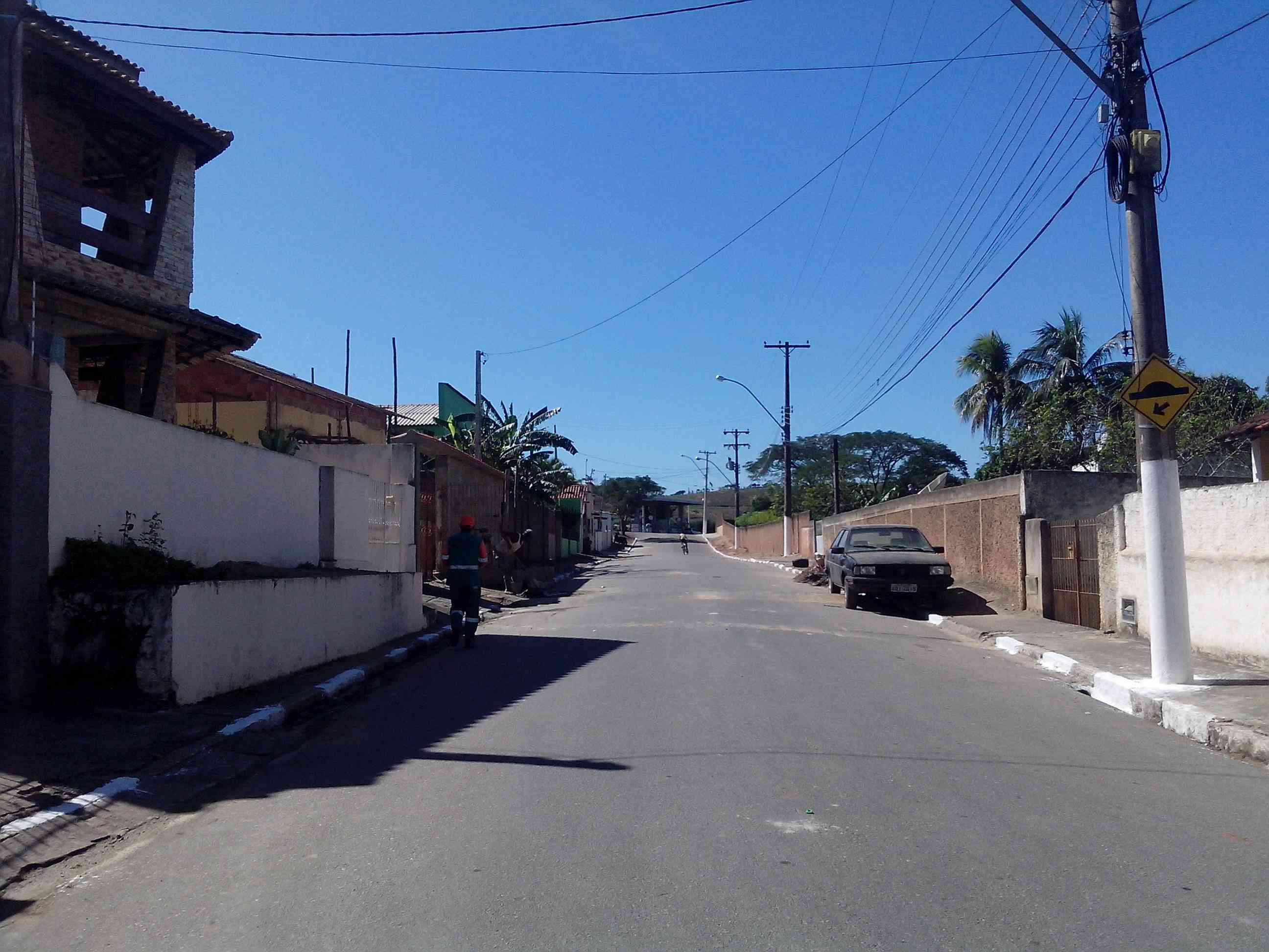 As ruas do distrito estão bem cuidadas, com o trabalho realizado pela Secretaria de Limpeza Pública, Praças e Jardins (Foto: Divulgação)