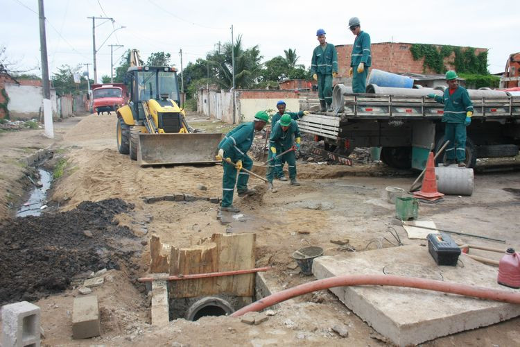 A Rua Soldado Salvador Rosa, no Parque Santa Rosa, em Guarus, está sendo recuperada pela Secretaria de Obras, Urbanismo e Infraestrutura. (Foto: Divulgação)