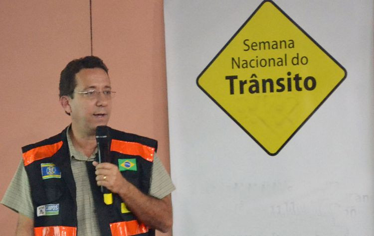 A Semana Nacional de Trânsito 2014 elaborada pelo Instituto Municipal de Trânsito e Transportes (IMTT) tem como tema ?Cidade para as pessoas: Proteção e Prioridade ao Pedestre? (Foto: secom)