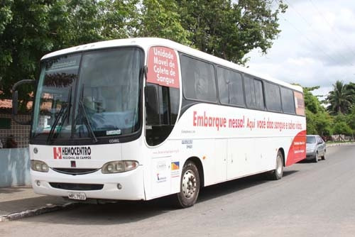 A Unidade de Coleta Móvel do Hemocentro Regional de Campos estará recebendo doadores neste sábado (27), das 8h às 16h, na Igreja Batista do Parque Prazeres, situada na Avenida Francisco Lamego, 919 (Foto: divulgação)