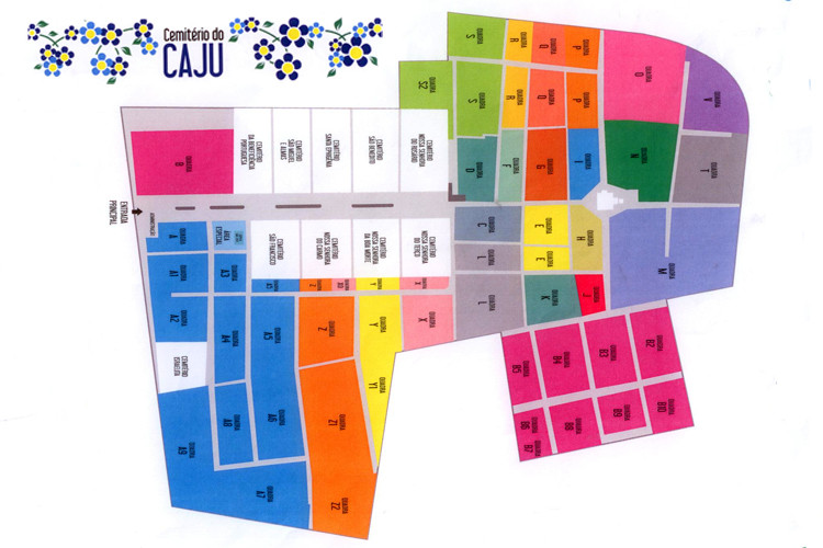 MAPA DO Cemitério (Foto: secom)