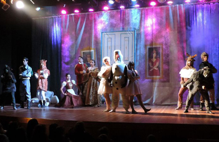 Depois de encantar o público carioca, o musical infantil ?Frozen ? A Rainha do Gelo?, com a Companhia Capa, chega a Campos, neste sábado (1º), às 17h, no Teatro Municipal Trianon (Foto: divulgação)