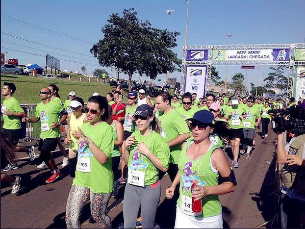 Mais de 1200 atletas no Circuito Sest/Senat neste domingo em Campos (Foto: Divulgação)