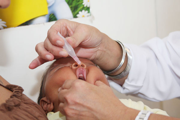 Em Campos, 70 pontos de vacinação funcionarão das 8h às 17h para imunizar cerca de 35 mil crianças menores de cinco anos de idade (Foto: Antônio Leudo)