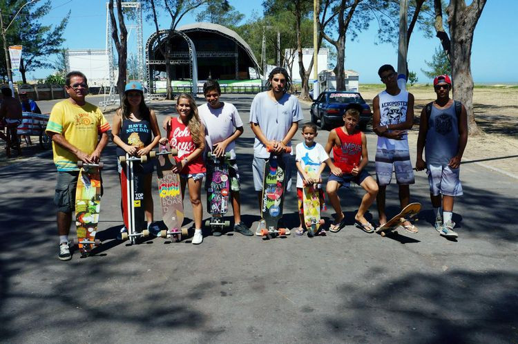 As Oficinas de skate terminaram neste final de semana no Farol (Foto: Divulgação)