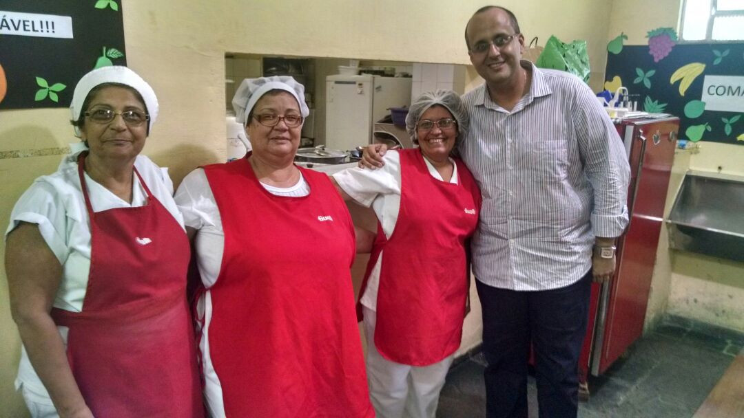 O secretário de Educação, Frederico Tavares Rangel, coordena às visitas às unidades escolares (Foto: Divulgação)