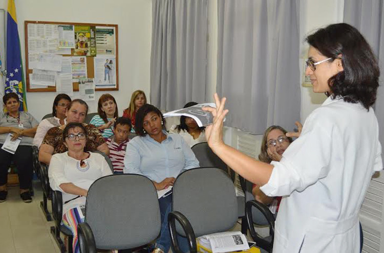 A obesidade foi o tema que marcou na tarde desta segunda-feira, mais um encontro entre os integrantes do Programa Cuidando de Quem Cuida (Foto: Divulgação)