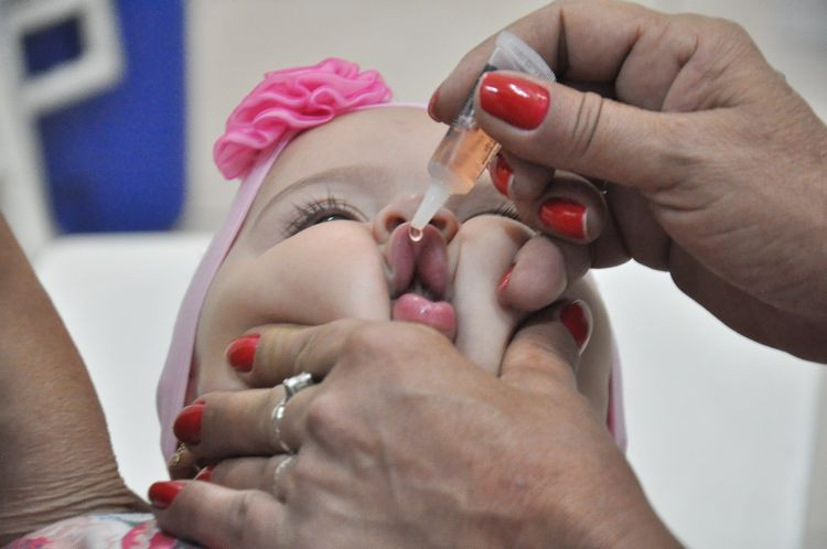 Em Campos, a expectativa é vacinar cerca de 30 mil crianças contra a pólio (Foto: Superintendência de Comunicação)