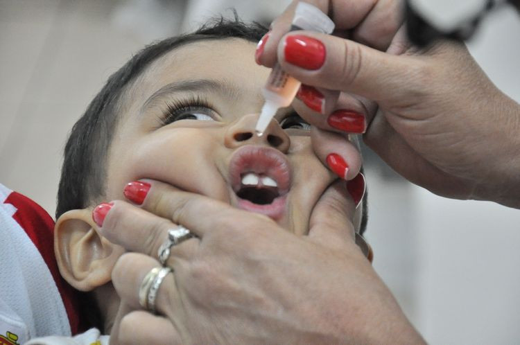 A Secretaria Municipal de Saúde aplicou mais de 14 mil doses da vacina contra paralisia infantil, desde o início da Campanha Nacional de Vacinação contra Poliomielite e da Campanha Nacional de Multivacinação para Atualização de Caderneta de Vaci (Foto: Superintendência de Comunicação)