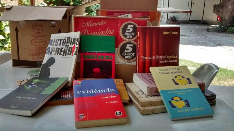 A doação foi feita pela biblioteca do Senado Federal (Foto: Divulgação)