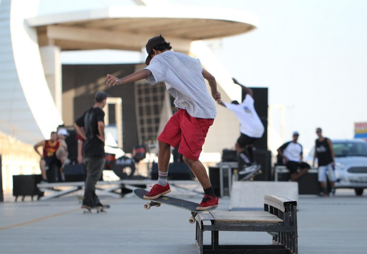 A programação vai começar às 15 horas, com a prática de várias atividades esportivas, como o skate (Foto: Rodolfo Lins)