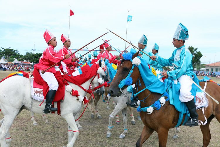 A tradicional Cavalhada será a principal atração da Festa do Santo Amaro, padroeiro da Baixada Campista, no feriado desta sexta-feira (15), dia do padroeiro, às 15h (Foto: Gerson Gomes)