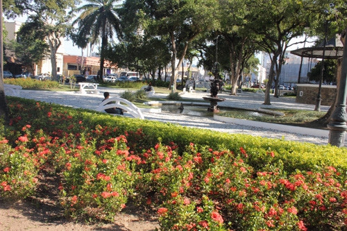 A Praça do Liceu integra o quadrilátero histórico de Campos (Foto: Superintendência de Comunicação)
