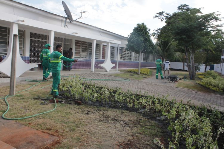 A inauguração da reforma e da ampliação da escola completou dois anos dia 14 de maio (Foto: Superintendência de Comunicação)