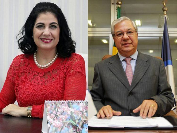 A prefeita Rosinha Garotinho e o presidente do Tribunal de Contas do Estado, Jonas Lopes de Carvalho Júnior, vão participar da cerimônia de conclusão do Projeto TCE ? Escola Itinerante 2016 ? nesta sexta-feira (2), no auditório da Universidade C (Foto: Gerson Gomes/DIVULGAÇÃO)