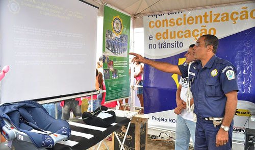 A programação é voltada para a conscientização e educação no trânsito (Foto: Marcelo Esqueff)
