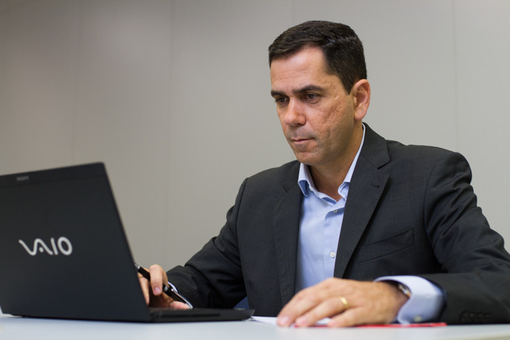 Secretário de Fazenda Leonardo Wigand confirmou pagamento aos hospitais (Foto: Rafael Peixoto)